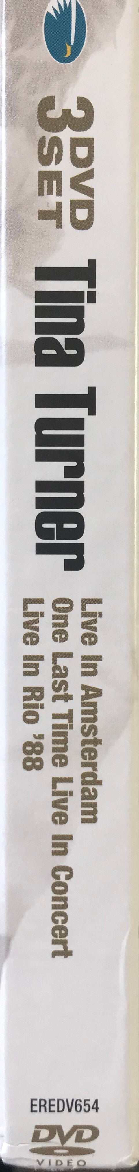 Tina Turner : Live In Amsterdam / One Last Time Live In Concert / Live In Rio '88 (Box, Comp + DVD-V, Multichannel, PAL, DTS + DVD-V,)