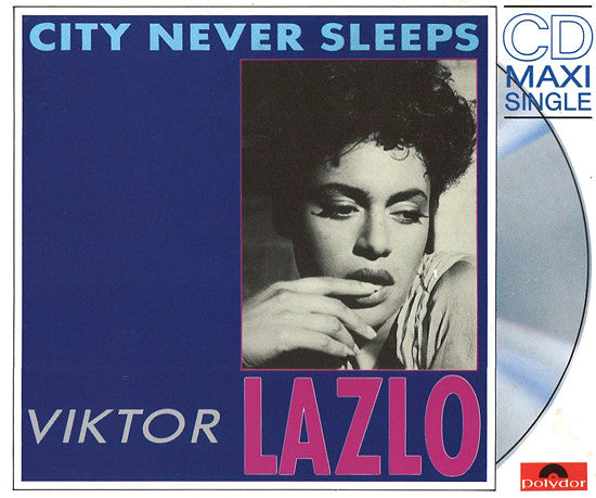 Viktor Lazlo : City Never Sleeps (CD, Maxi, Jew)
