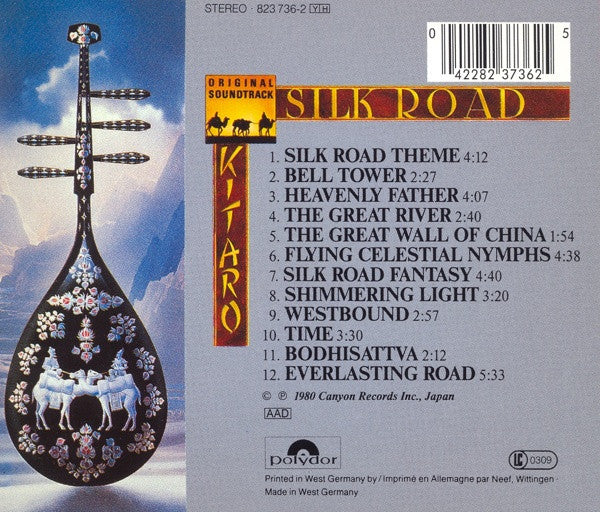 Kitaro : Silk Road (CD, Album, RE)