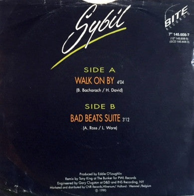 Sybil : Walk On By (7", Single)