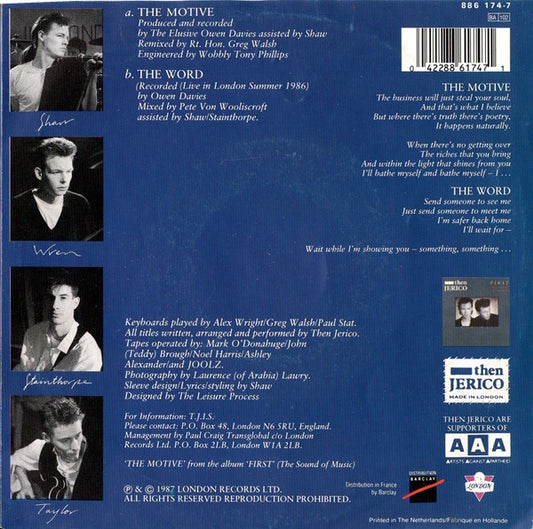 Then Jerico : The Motive (7", Single)
