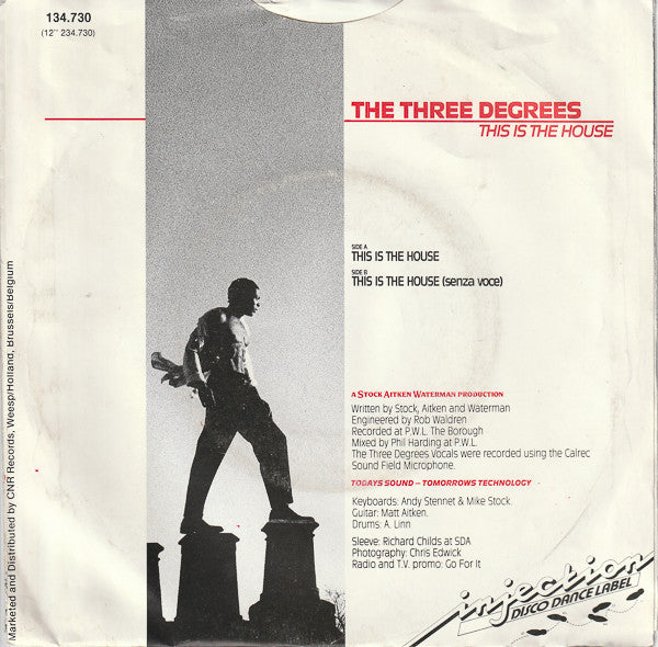 The Three Degrees : This Is The House (7", Single)