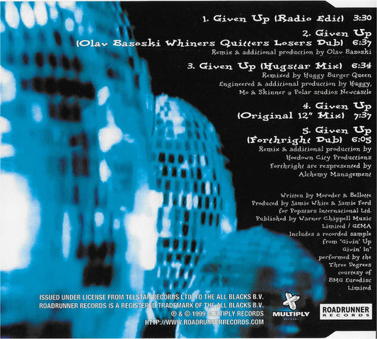 Mirrorball : Given Up (CD, Maxi)