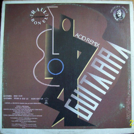 Raúl Orellana : Guitarra (Acid Remix) (12", Maxi)