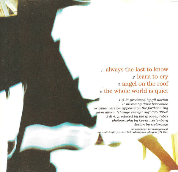 Del Amitri : Always The Last To Know (CD, Maxi)
