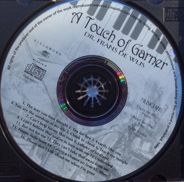 Frans de Wijs : A Touch Of Garner (CD, Album)