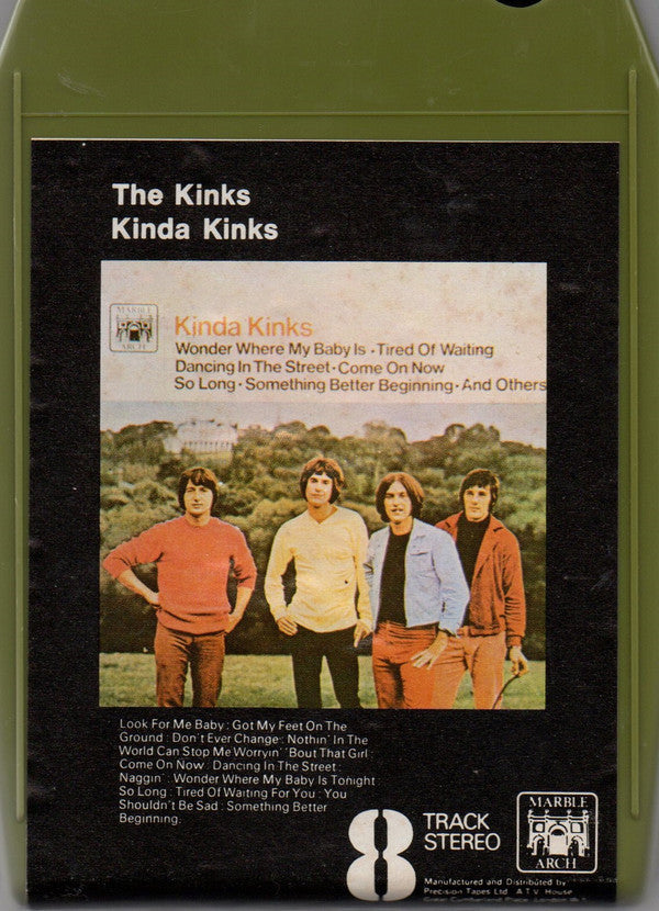 The Kinks : Kinda Kinks (8-Trk, Album, RE)