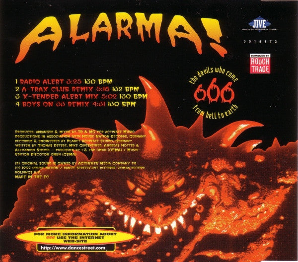 666 : Alarma! (CD, Maxi)