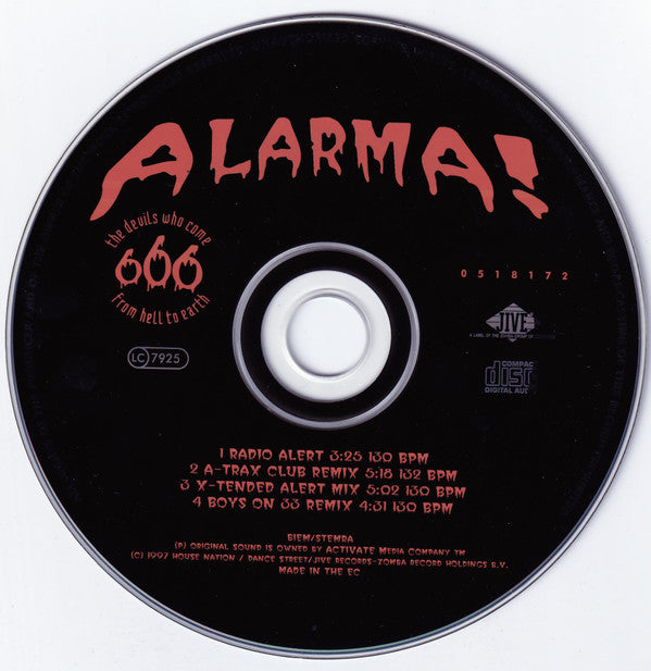 666 : Alarma! (CD, Maxi)