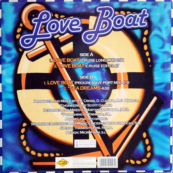 Captain Love : Love Boat (Vacaciones en el Mar) (12")