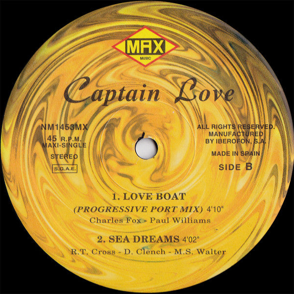 Captain Love : Love Boat (Vacaciones en el Mar) (12")
