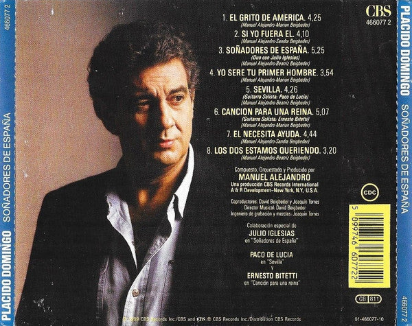 Placido Domingo : Soñadores De España (CD, Album)