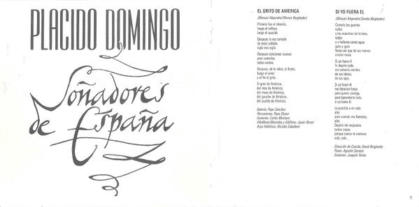 Placido Domingo : Soñadores De España (CD, Album)