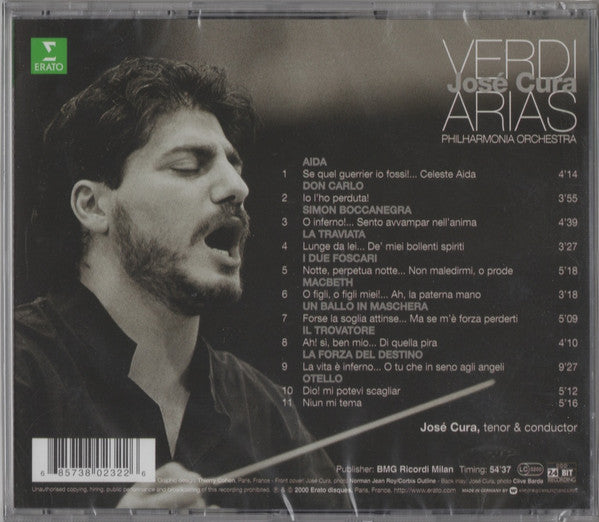 José Cura : Verdi Arias (CD, Album)