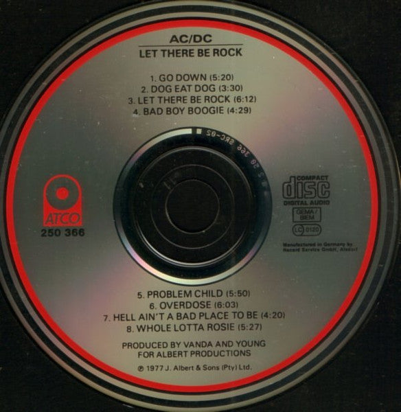 AC/DC : Let There Be Rock (CD, Album, RE)