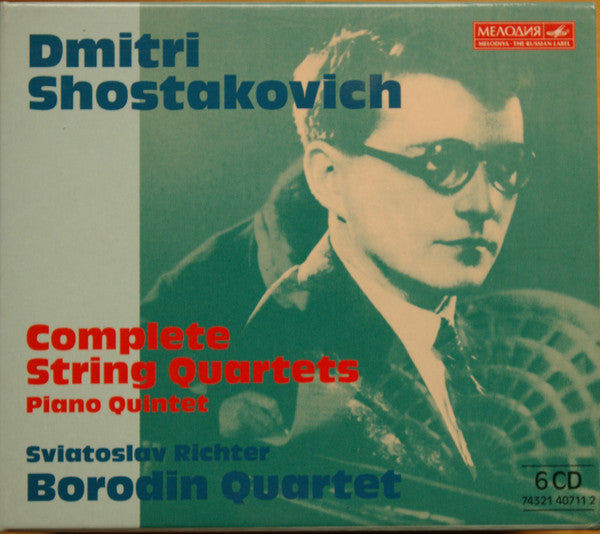 Dmitri Shostakovich, Borodin String Quartet : Complete Quartets, Piano Quintet (6xCD, RE + Box)