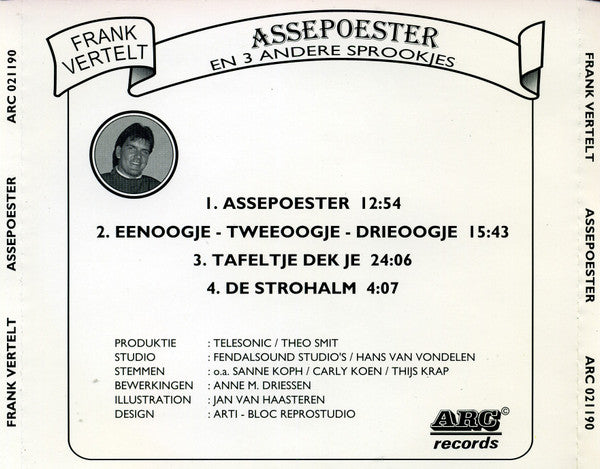 Frank Vertelt : Assepoester En 3 Andere Sprookjes (CD, MiniAlbum)