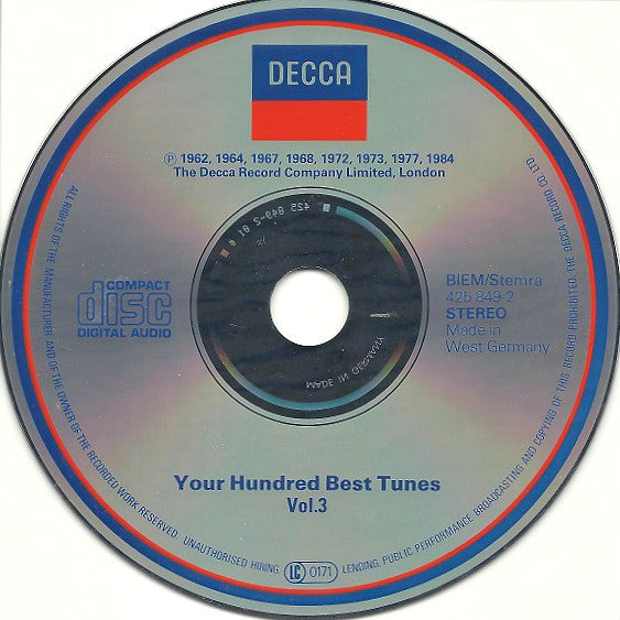 Various : Your Hundred Best Tunes, Volume 3 (CD, Comp)