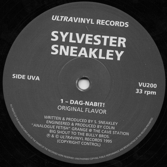 Sylvester Sneakley : Dag-Nabit! (12")