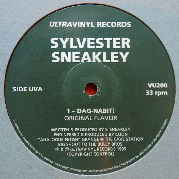 Sylvester Sneakley : Dag-Nabit! (12")