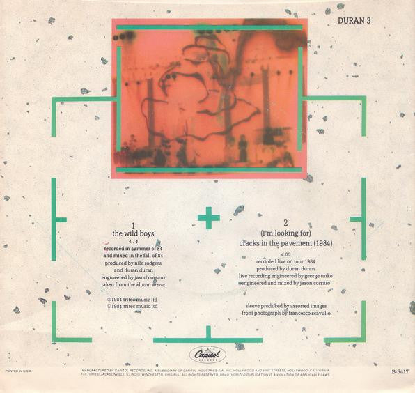 Duran Duran : The Wild Boys (7", Single, Win)