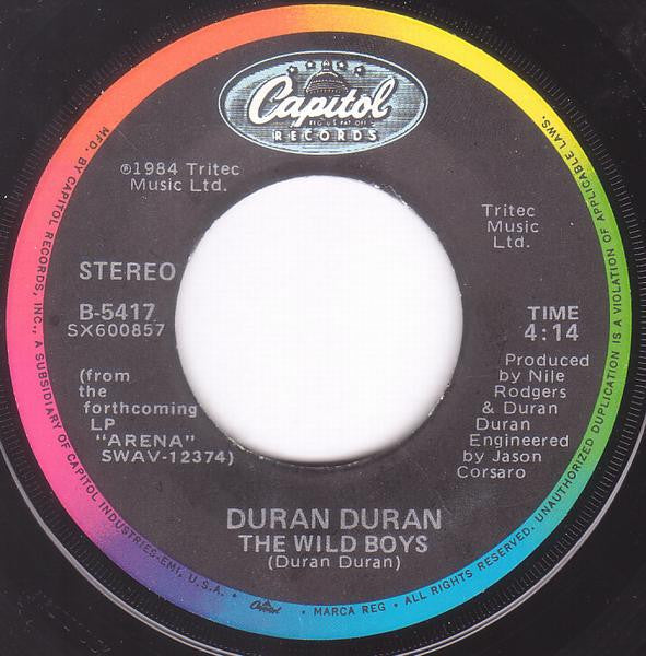 Duran Duran : The Wild Boys (7", Single, Win)
