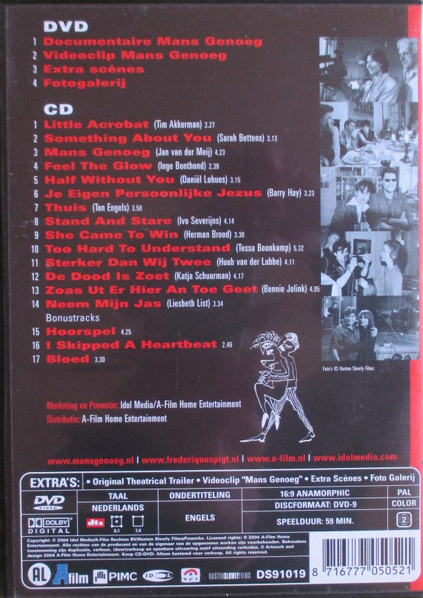 Frédérique Spigt : Mans Genoeg (CD, Album + DVD-V, PAL)