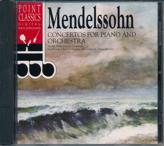 Felix Mendelssohn-Bartholdy, Slovak Philharmonic Orchestra, Oliver Dohnanyi, Ida Černecká : Concertos For Piano And Orchestra (CD, Comp)