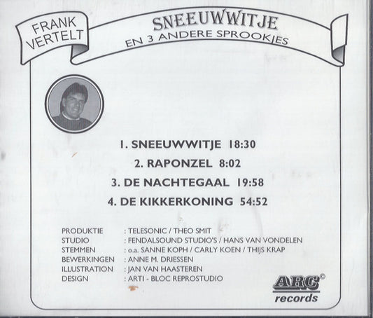 Frank Vertelt : Sneeuwwitje En Drie Andere Sprookjes (CD, MiniAlbum)