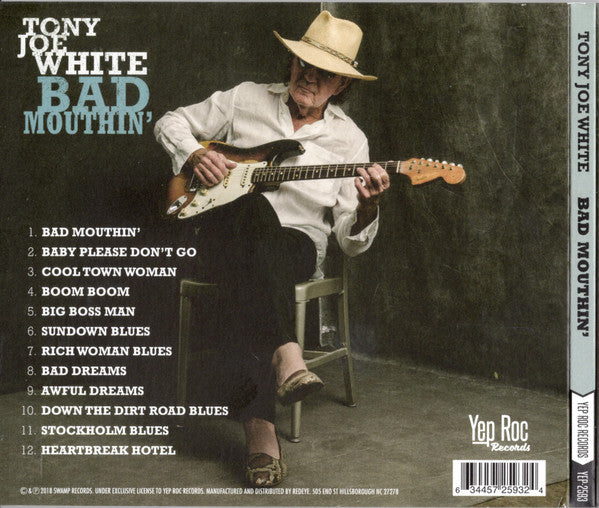 Tony Joe White : Bad Mouthin' (CD, Album, Dig)