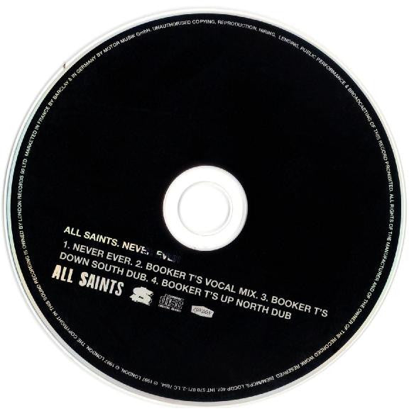 All Saints : Never Ever (CD, Single, CD2)