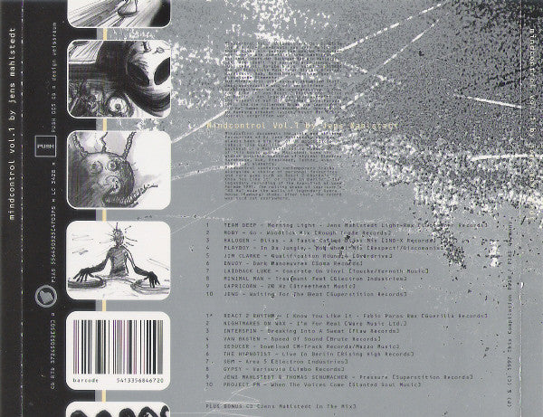Jens Mahlstedt : Mindcontrol Vol.1 (2xCD, Comp + CD, Mixed)