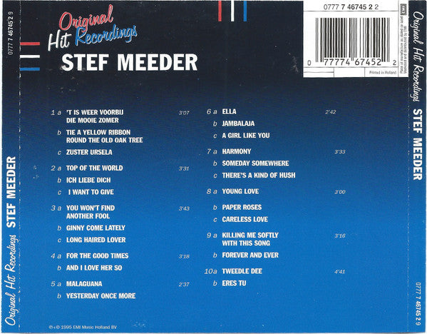 Stef Meeder : Original Hit Recordings (CD, Album)