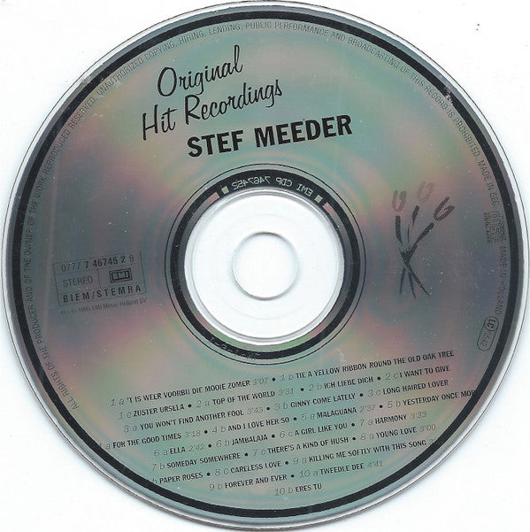 Stef Meeder : Original Hit Recordings (CD, Album)