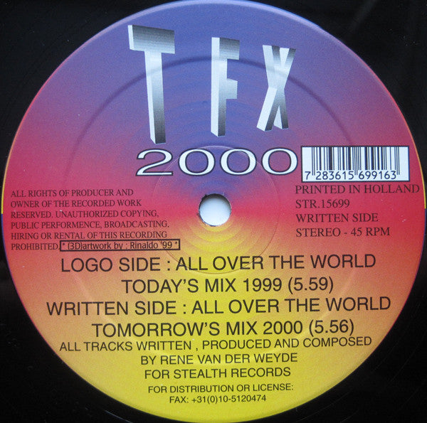TFX : 2000 (12", Promo)