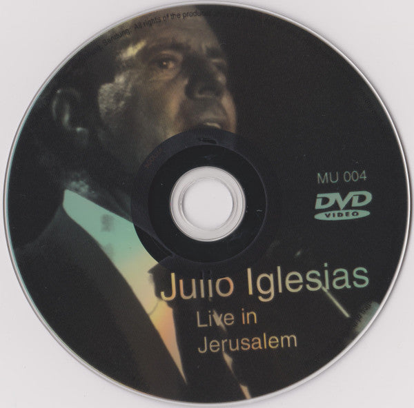 Julio Iglesias : Live In Jerusalem (DVD-V, Unofficial, PAL)