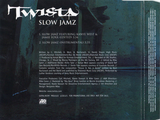 Twista : Slow Jamz (CD, Single, Promo)