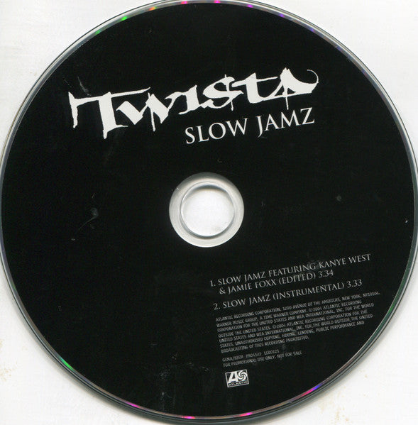 Twista : Slow Jamz (CD, Single, Promo)