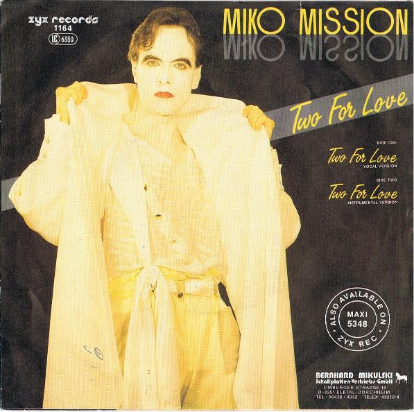 Miko Mission : Two For Love (7", Single)