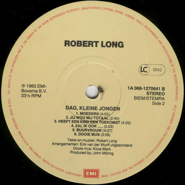 Robert Long : Dag Kleine Jongen (LP, Album)