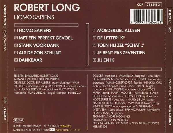 Robert Long : Homo Sapiens (CD, Album, RE)