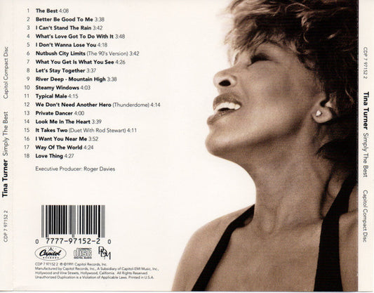 Tina Turner : Simply The Best (CD, Comp)
