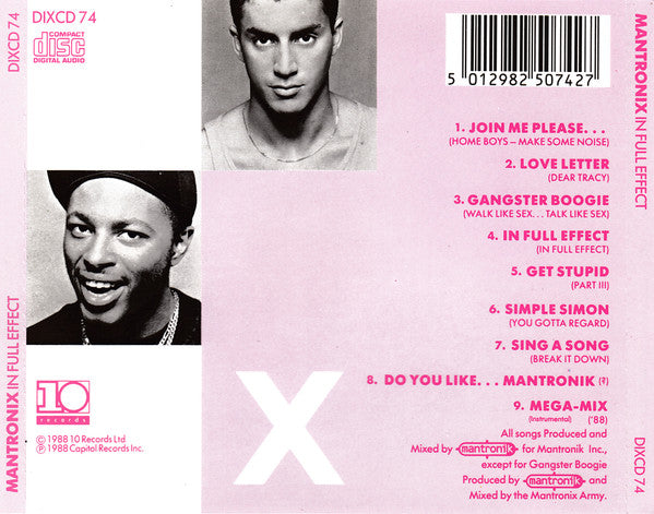 Mantronix : In Full Effect (CD, Album)