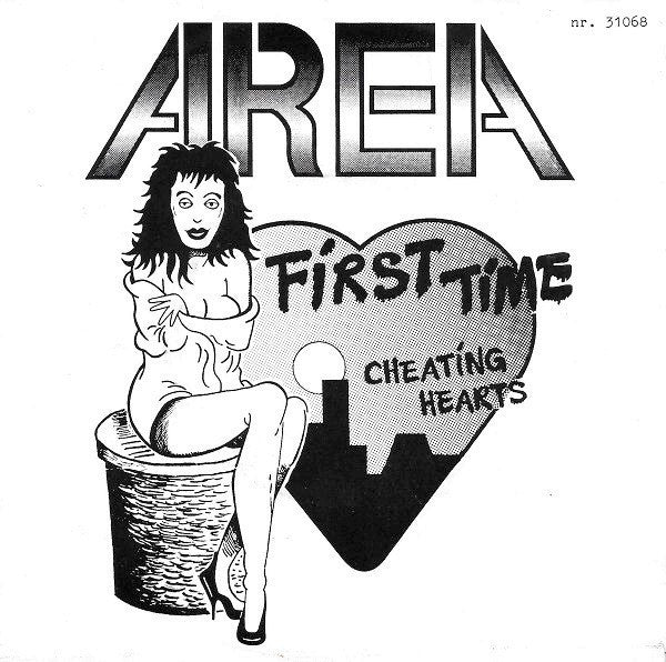 Area (18) : First Time / Cheating Hearts (7", Single)