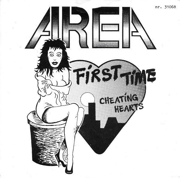 Area (18) : First Time / Cheating Hearts (7", Single)