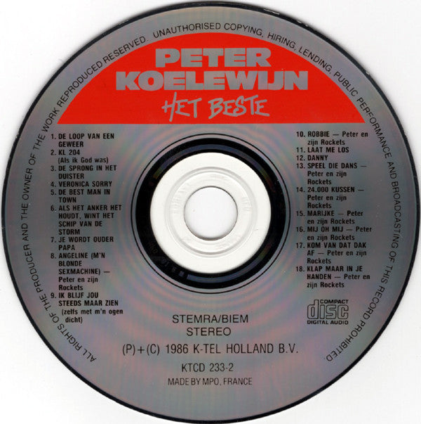 Peter Koelewijn : Het Beste (CD, Comp, RE)