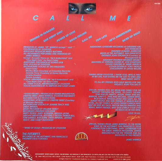 Sylvester : Call Me (LP, Album)