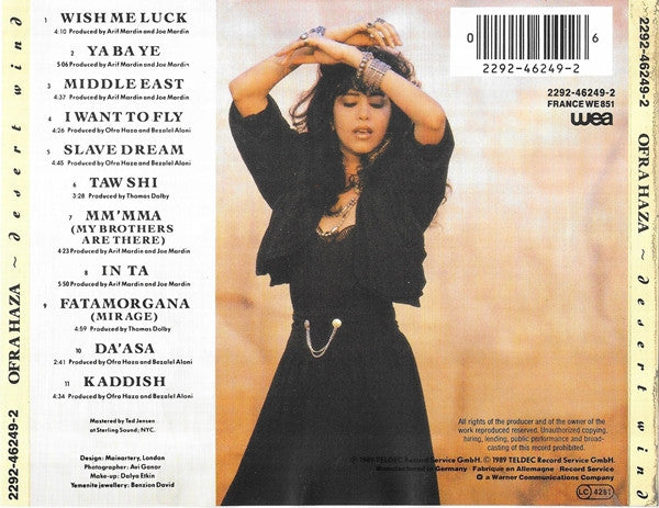 Ofra Haza : Desert Wind (CD, Album)