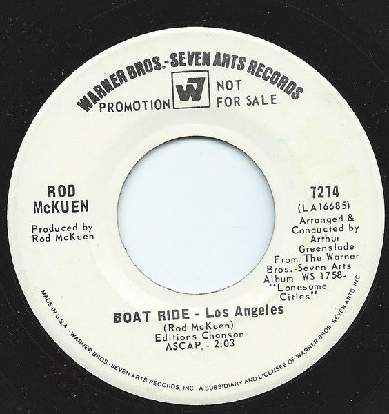 Rod McKuen : I'll Catch The Sun (7", Promo)