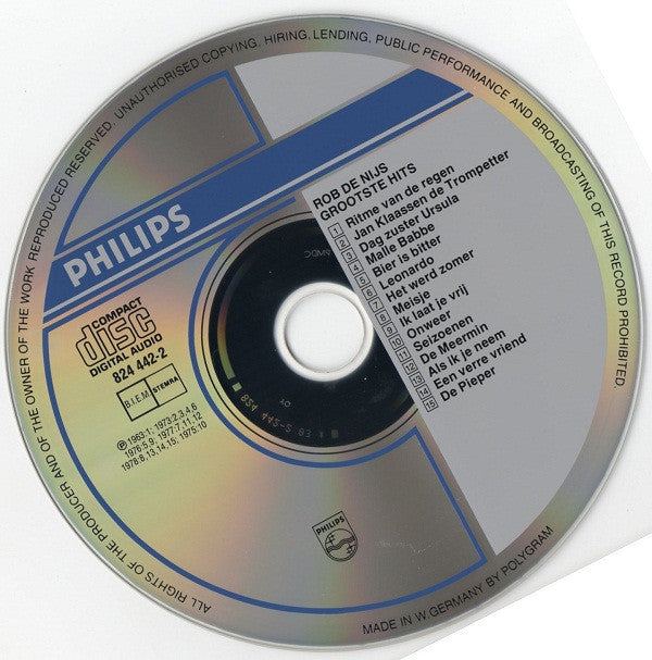Rob de Nijs : Grootste Hits (CD, Comp, RE)